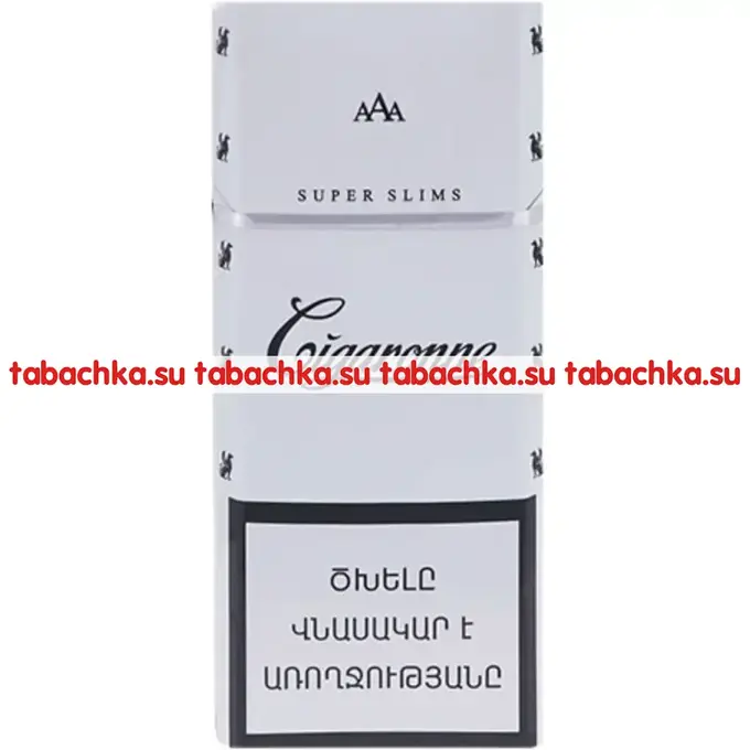 Сигареты Cigaronne Super Slims White