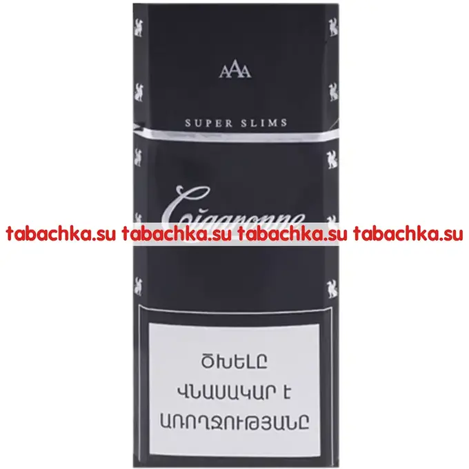 Сигареты Cigaronne Super Slims Black